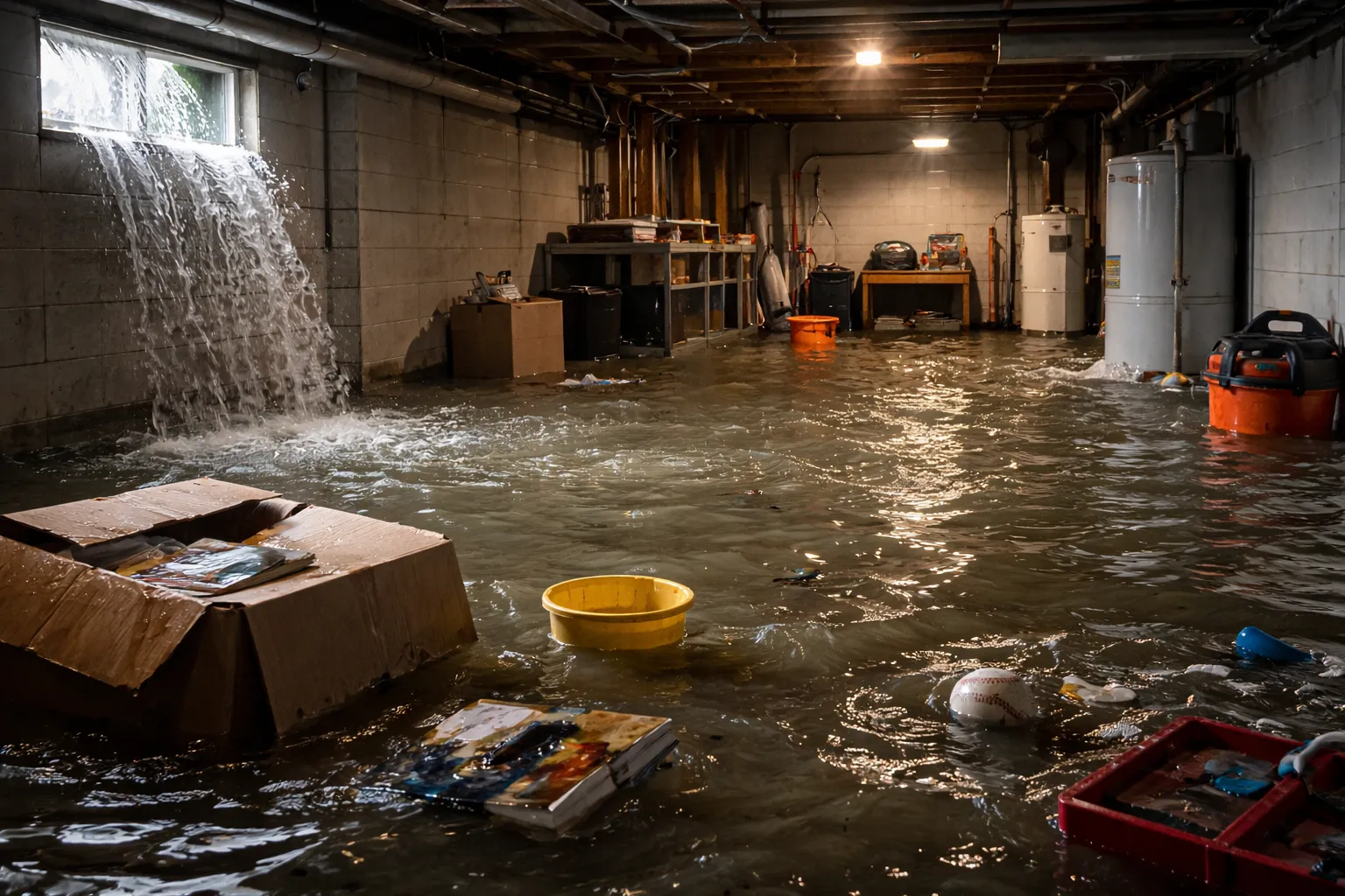 Finished dry basement in a Cornwall home
